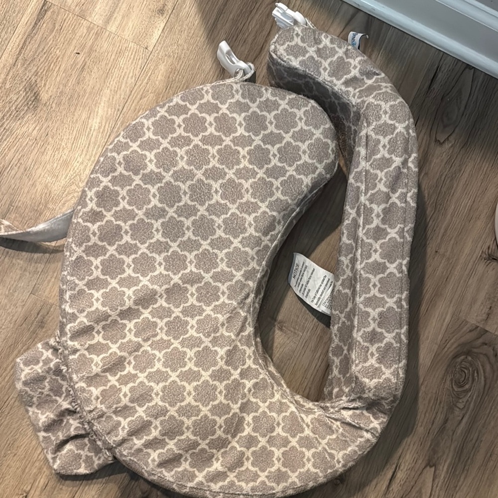 Patterned Nursing Pillow-Deluxe- Enhanced comfort with slipcover